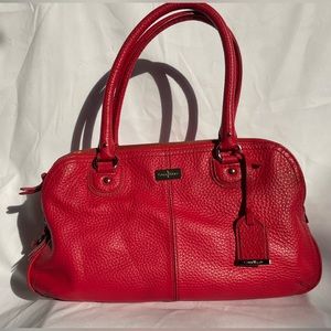 Bright Red Cole Haan Hobo Bag